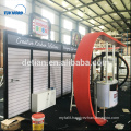 Detian Offer slat wall stand cosmetics exhibition booth trade show exhibit display